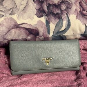 Prada Gray Women's Wallet
